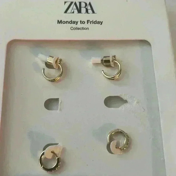🔥🔥zara mini hoop earrings - Picture 2 of 4